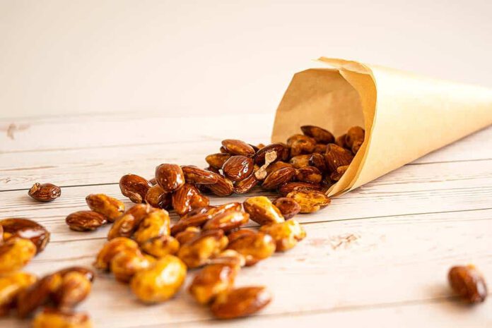 Caramelised hazelnuts