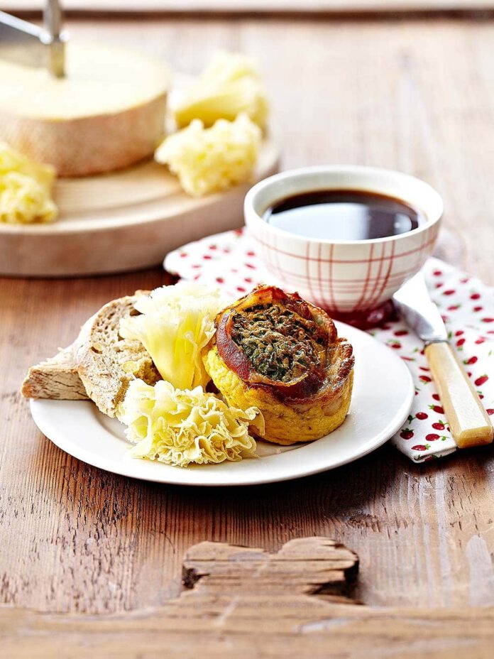 Eggs Bacon Cupcake
