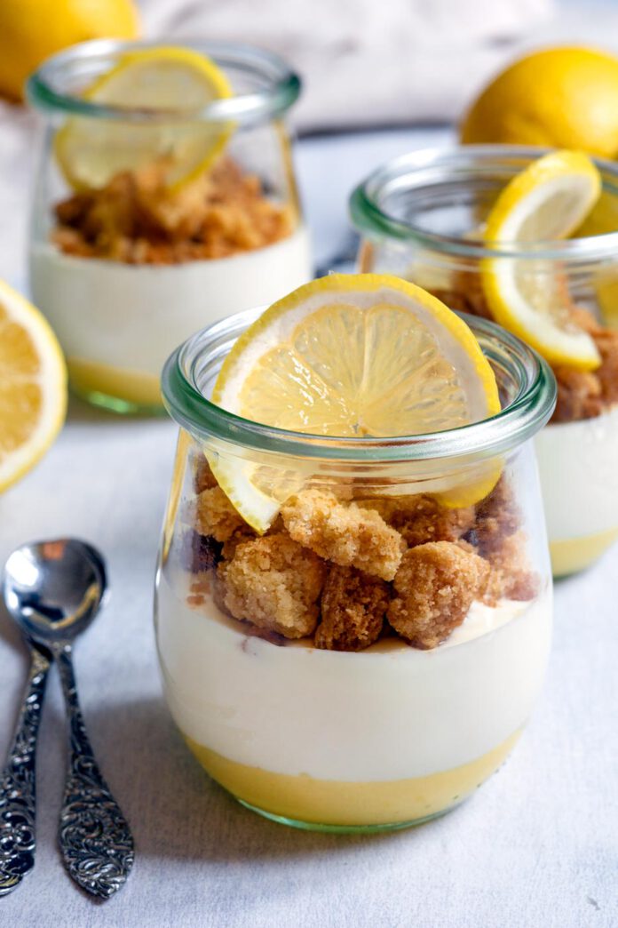Deconstructed Lemon Cheesecake