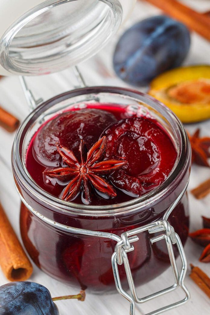 plum jam mulled wine