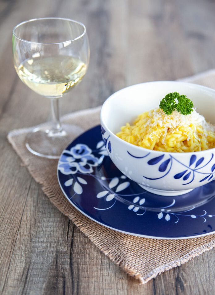 Saffron risotto