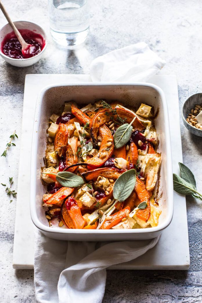 Vegetable Gratin with Brie