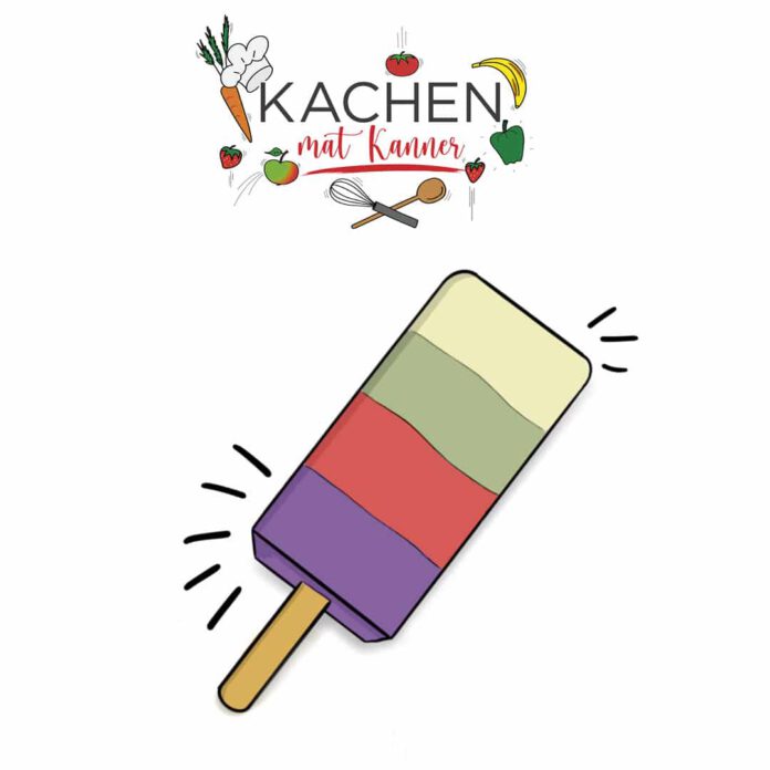 Fruit Popsicles drawing