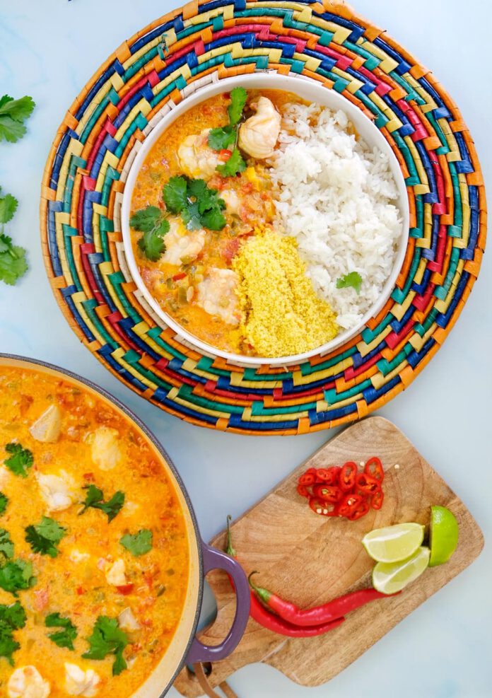Moqueca de Peixe - Brazilian mild Fish Curry