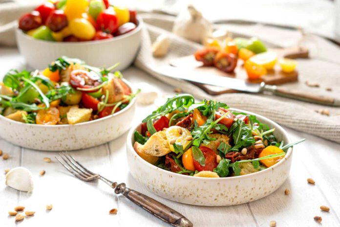 Panzanella Tomato Croutons Salad