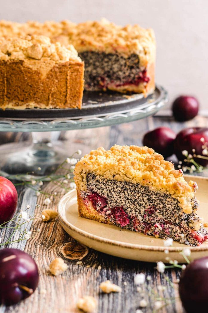 Plum and Poppy Seed Cake