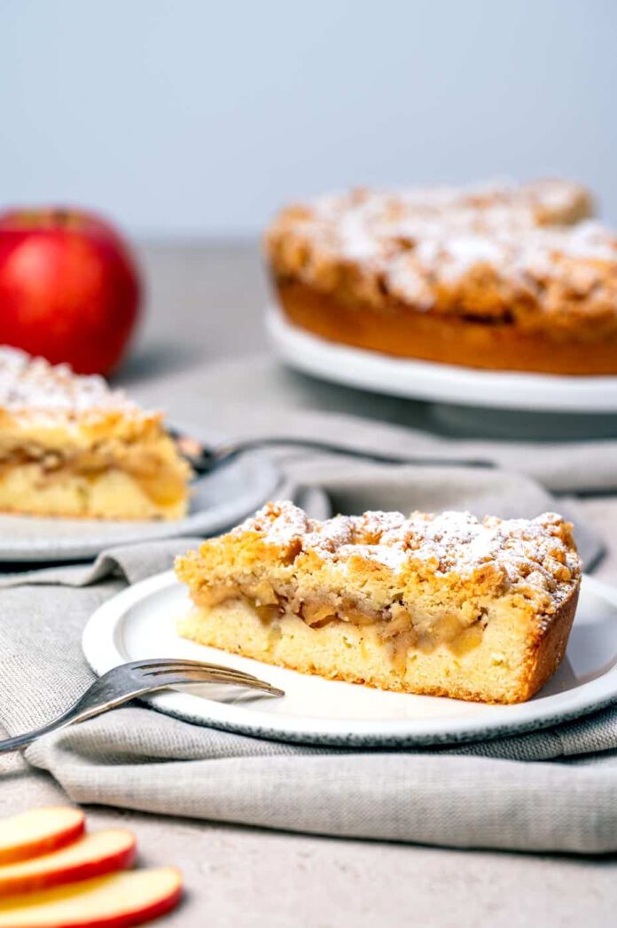 Apple Crumble Tart - Thermomix