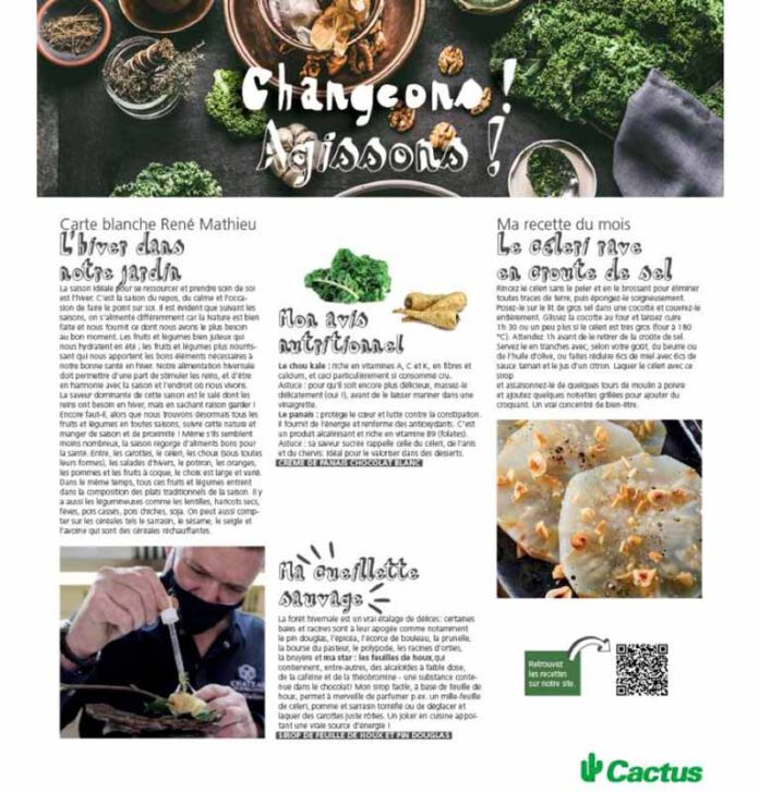 Carte Blanche Cactus René Mathieu