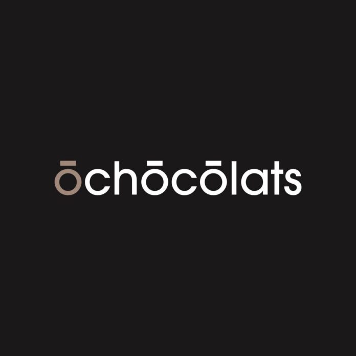 Ochōcolats logo on black background.