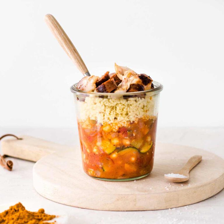 Couscous in a jar
