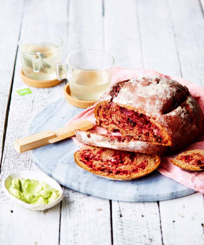 Nutty Beetroot Berry Cobb