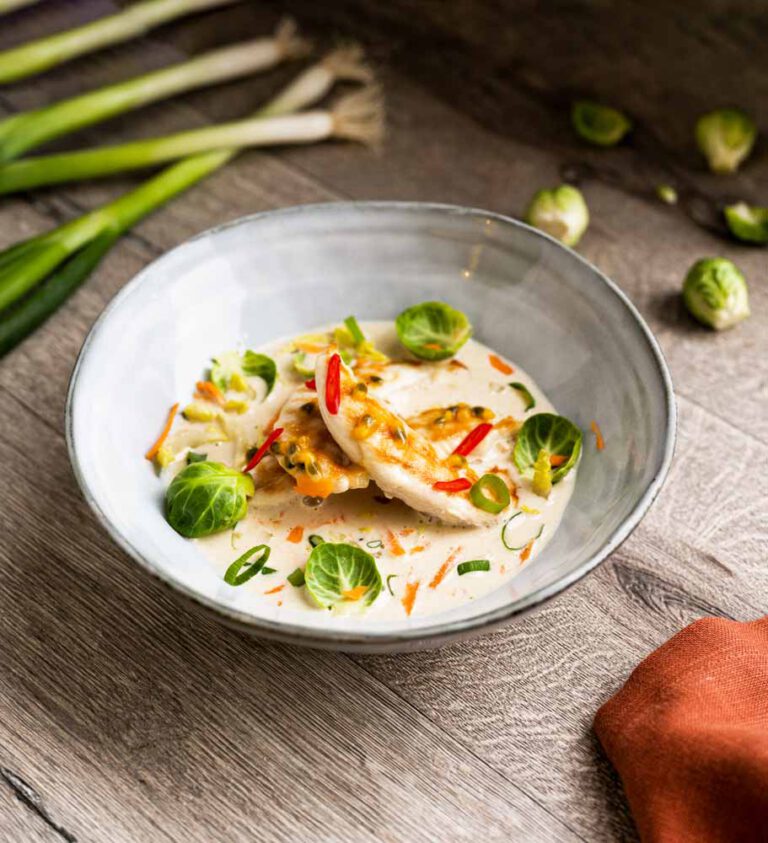 Chicken Fillets Green Coconut Curry