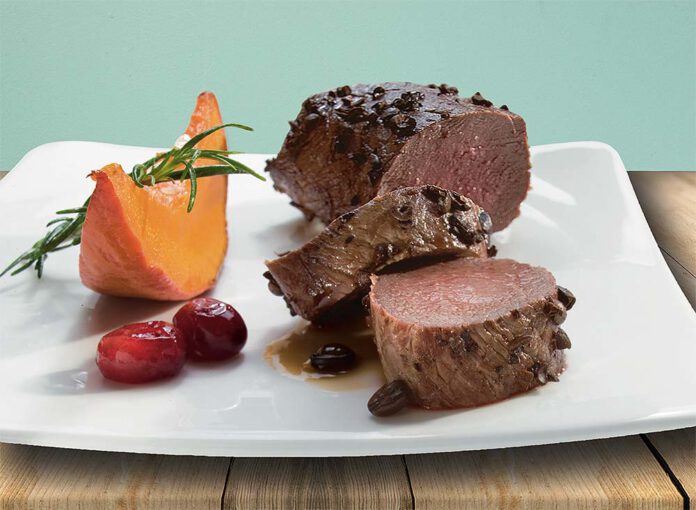Saddle of venison