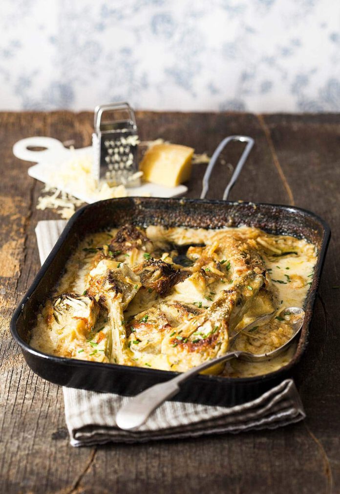 fennel gratinned