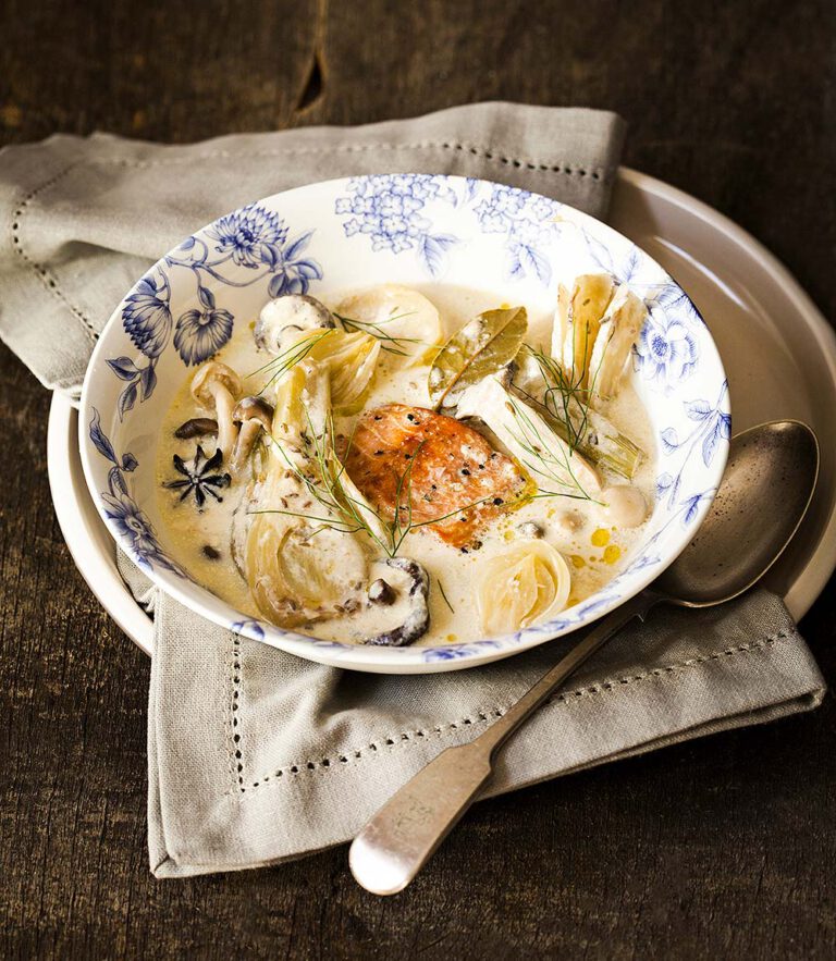 grilled salmon fennel