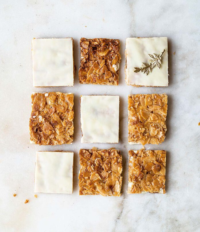 Florentines with tonka bean white chocolate