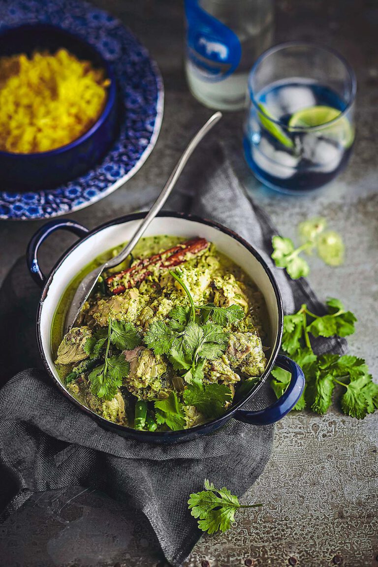 Chicken and green chilli curry in the Thermomix