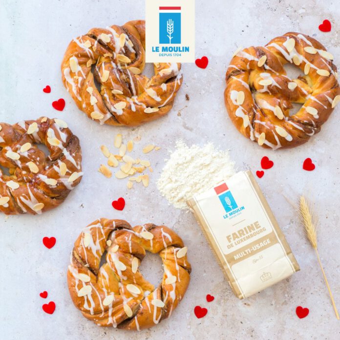 sweet almond pretzels