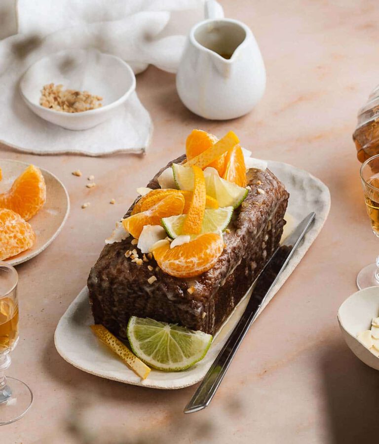 Butternut cake with lime frosting