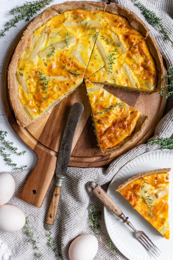 Black Salsify Quiche