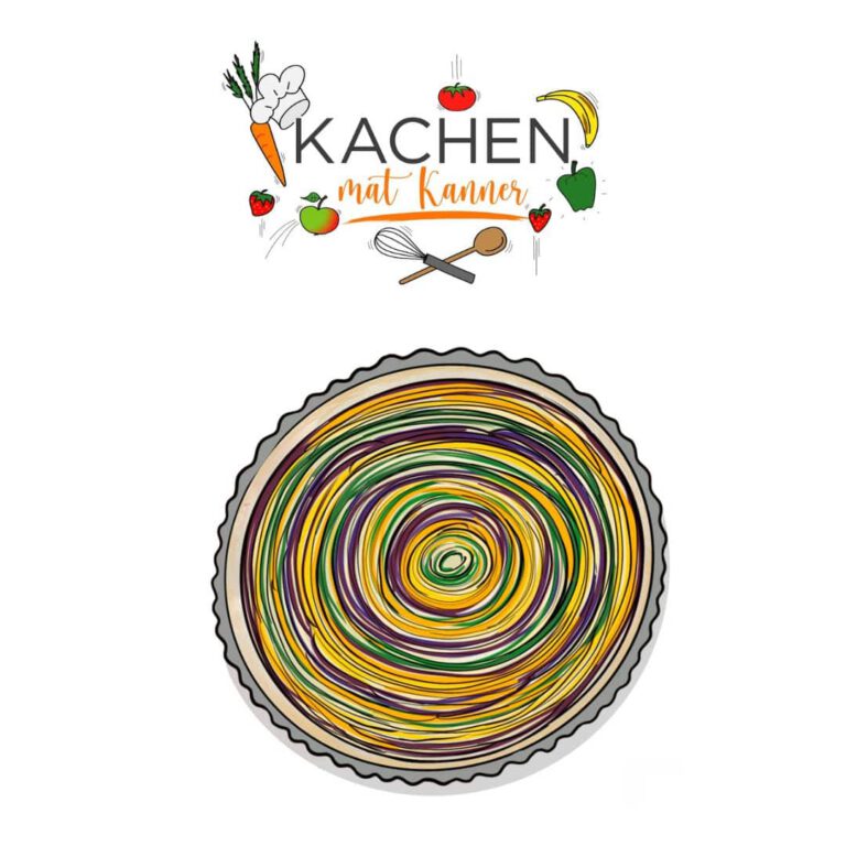 Rainbow Vegetable Tart