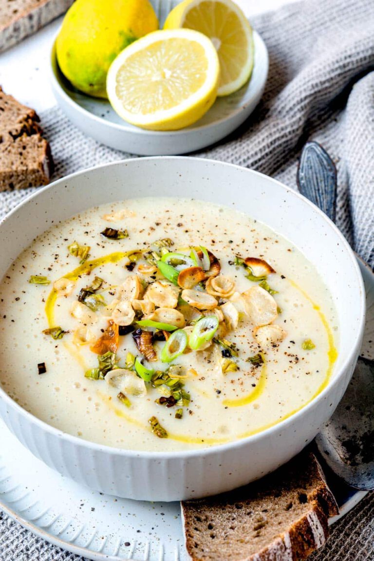 Creamy Black Salsify Soup
