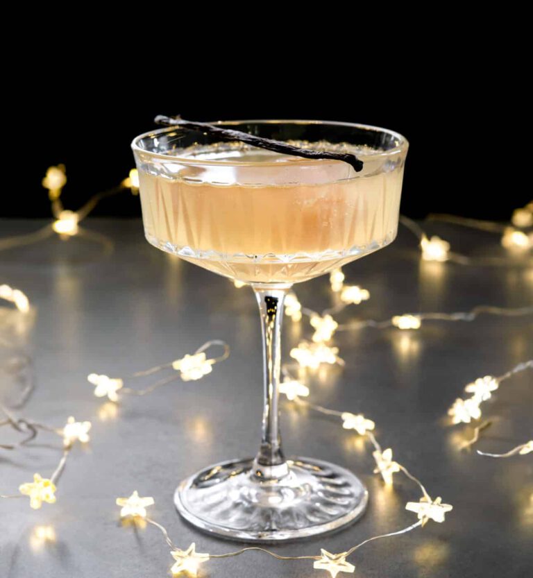 Lychee-vanilla bellini