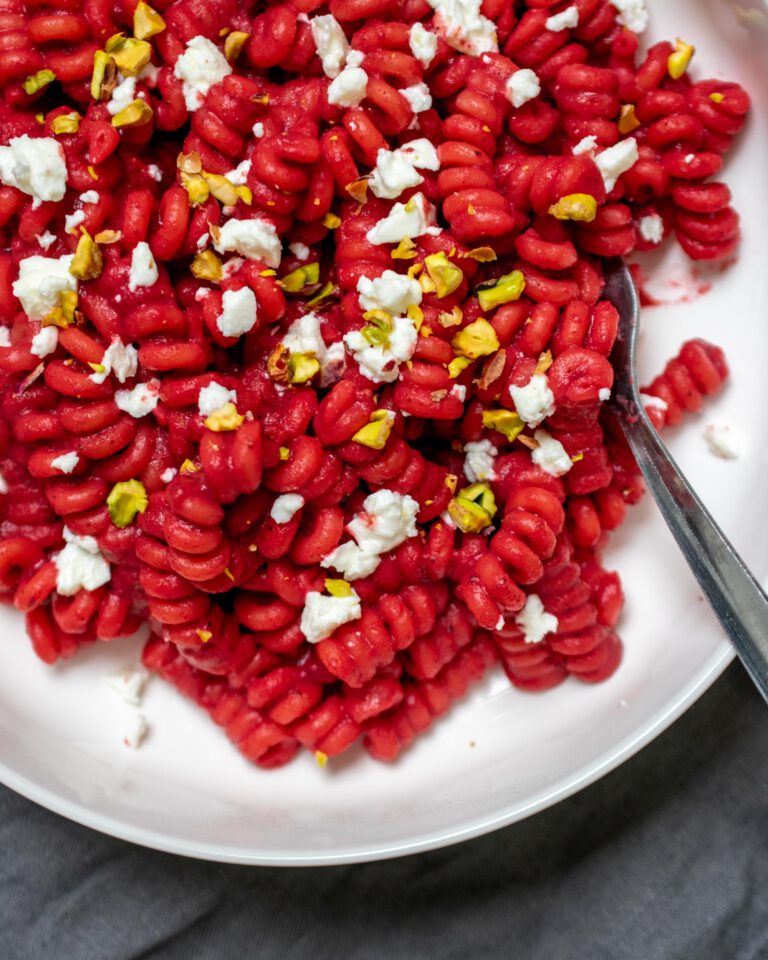 Beetroot and Feta Pasta