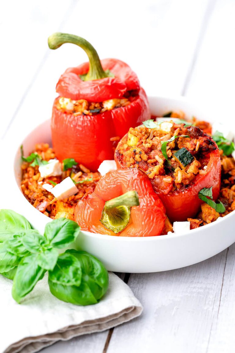 Poivrons farcis – le menu quick & easy de Delhaize