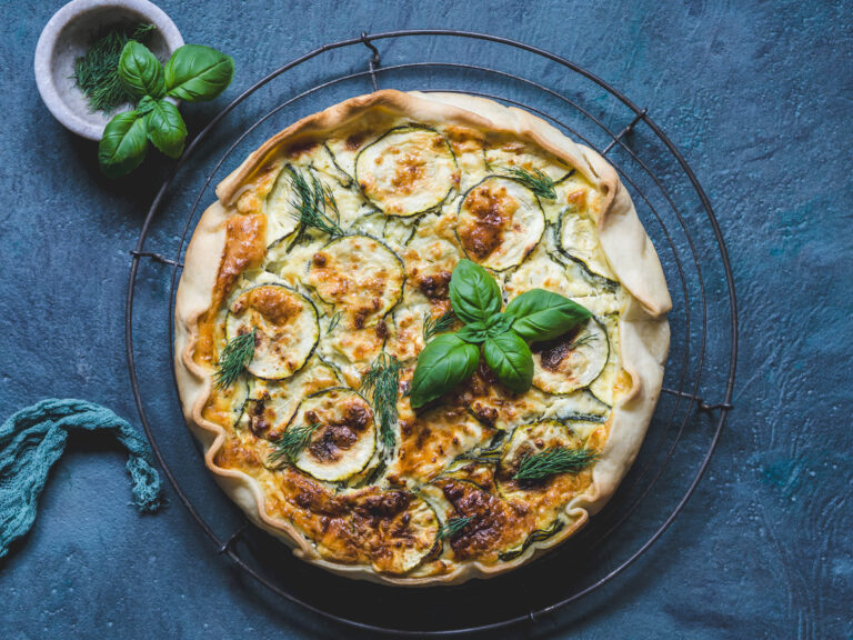 Quiche aux courgettes
