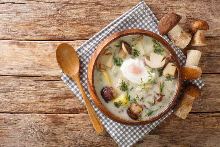 Kulajda – Mushroom soup Czech style
