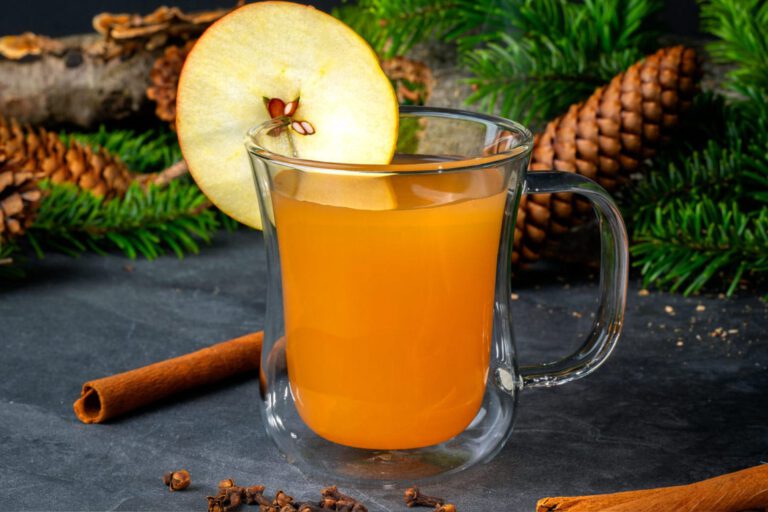 Sugar & Spice Mulled Apple Cider with Calvados