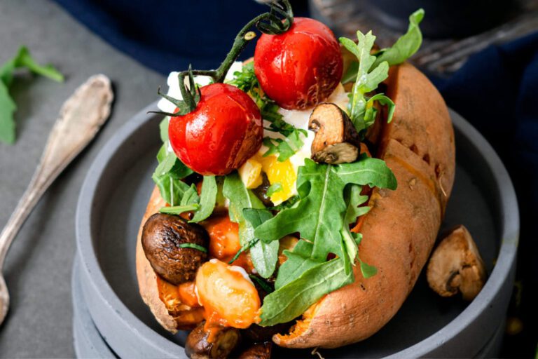 « Patates douces » à la façon English Breakfast