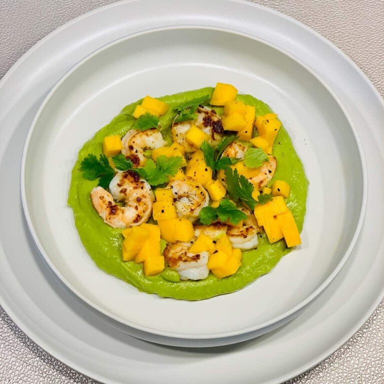 Avocado Puree with Lime & Mango