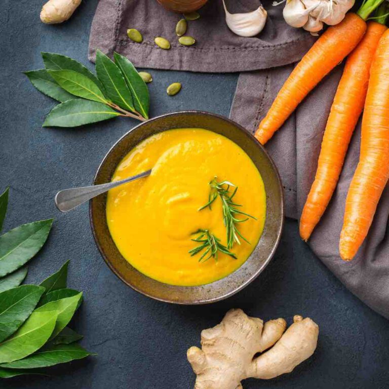 Karotten- und Ingwersuppe