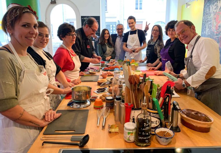 L’équipe de KACHEN cuisine avec l’Atelier de Cuisine Bertrand