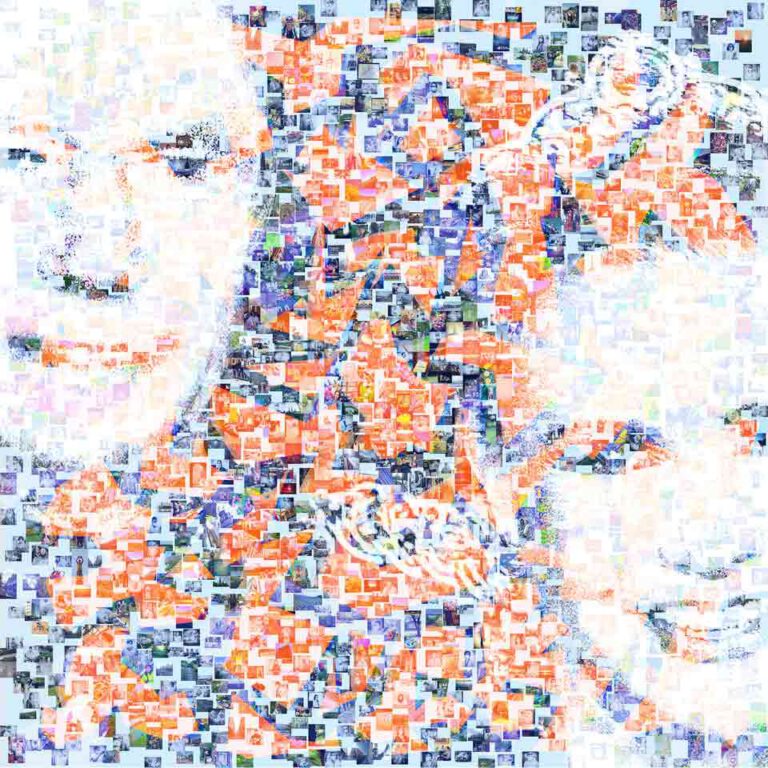 Der Künstler Jacques Schneider enthüllte sein Werk „ENG GROUSS FAMILL“.