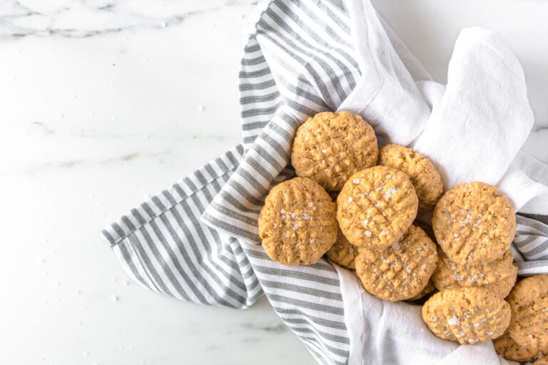 Peanut Butter Sea Salt Cookies