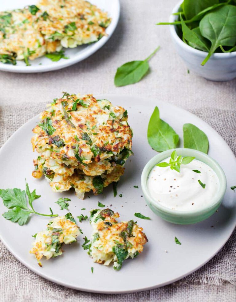 Zucchini Feta Fritters