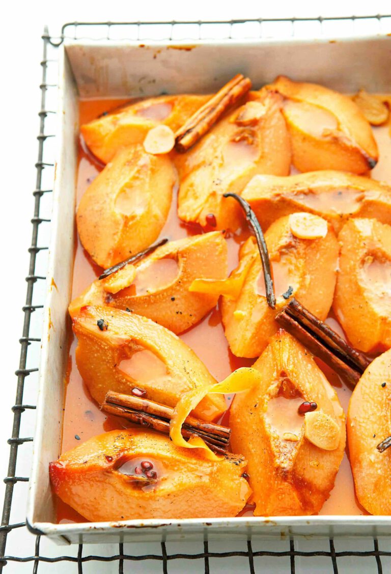 Quinces Baked in Orange Juice