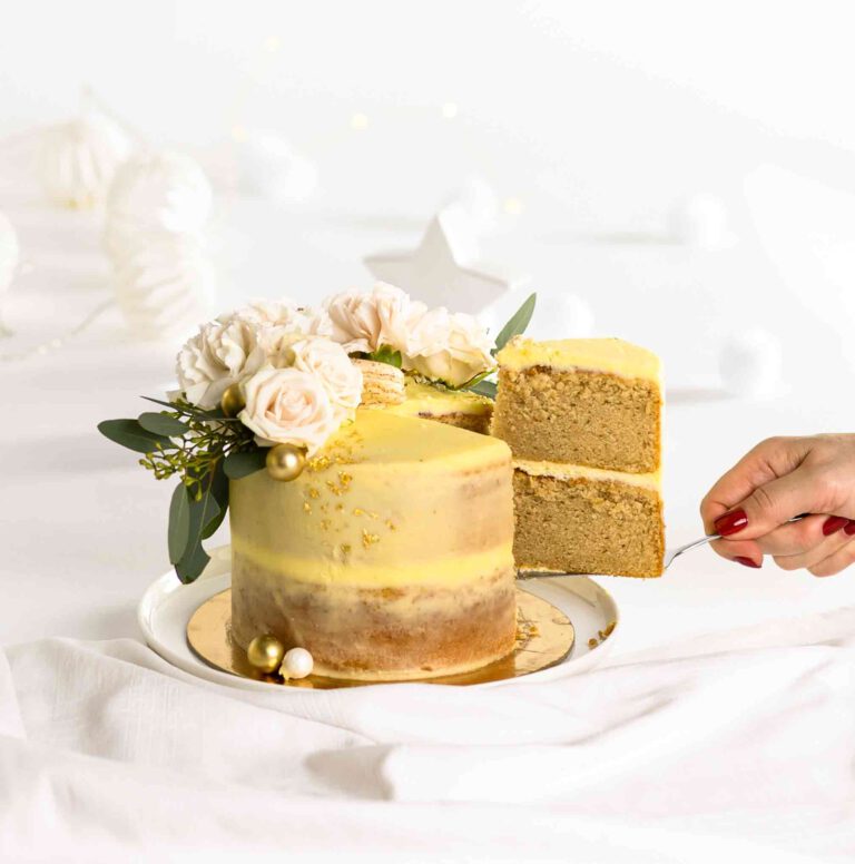 Chai Cake with Mascarpone Buttercream