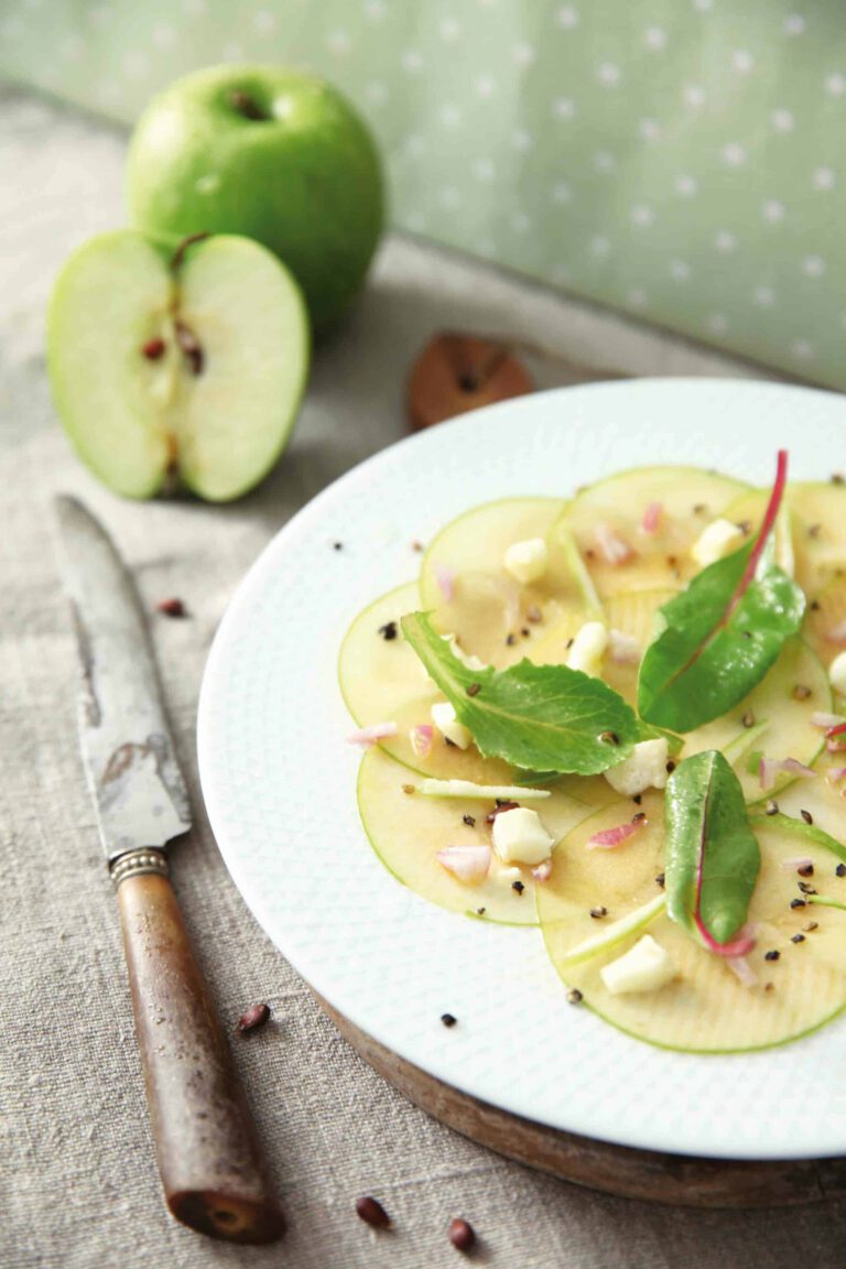 Carpaccio de pommes vertes