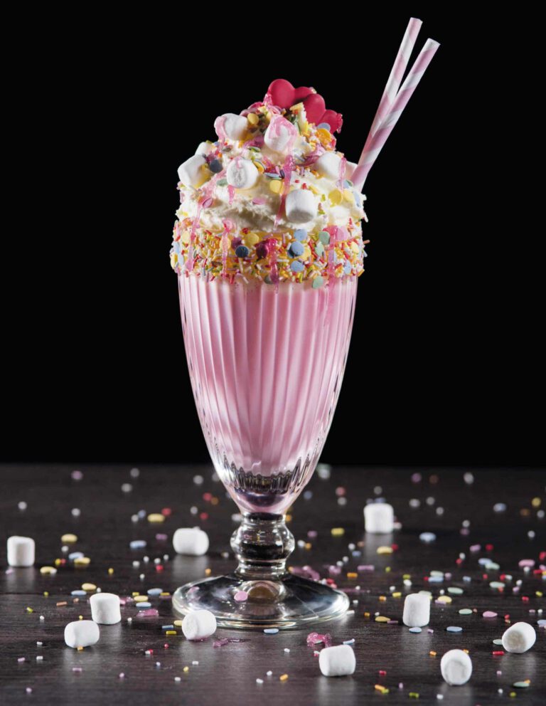 “Unicorn” hot chocolate