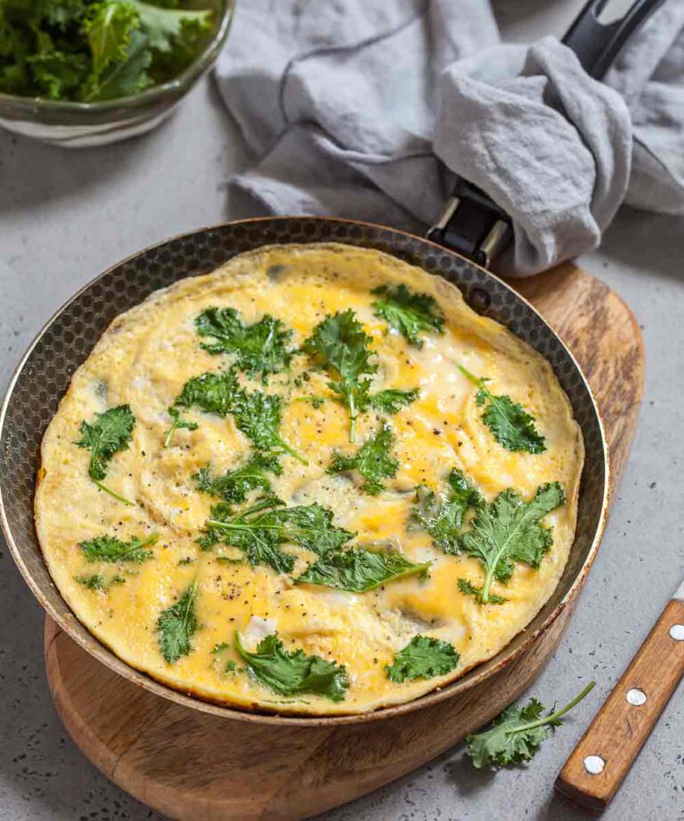 Kohl-Ricotta-Omelette
