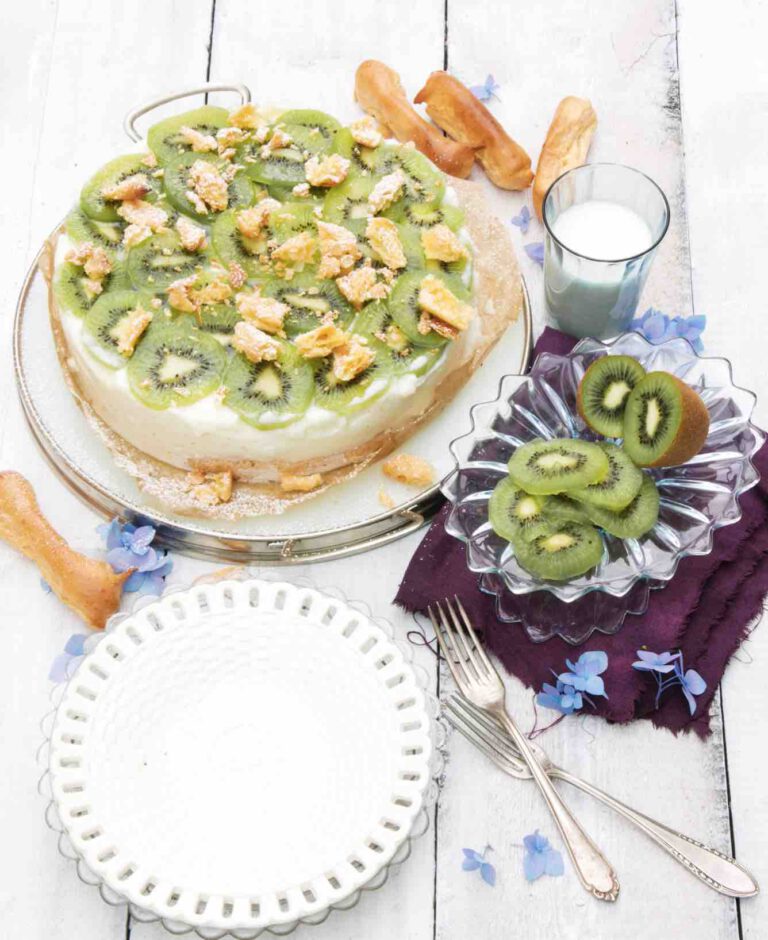 Iced Buttermilk Kiwi Cake