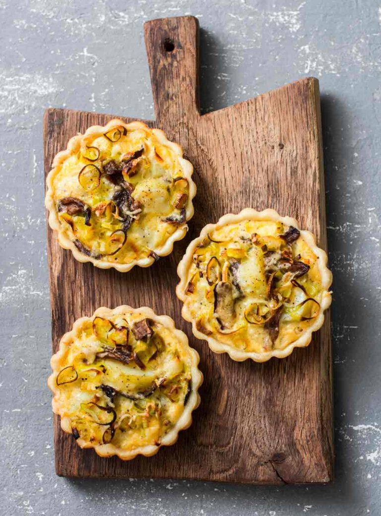 Quiche mit Steinpilzen und Foie gras