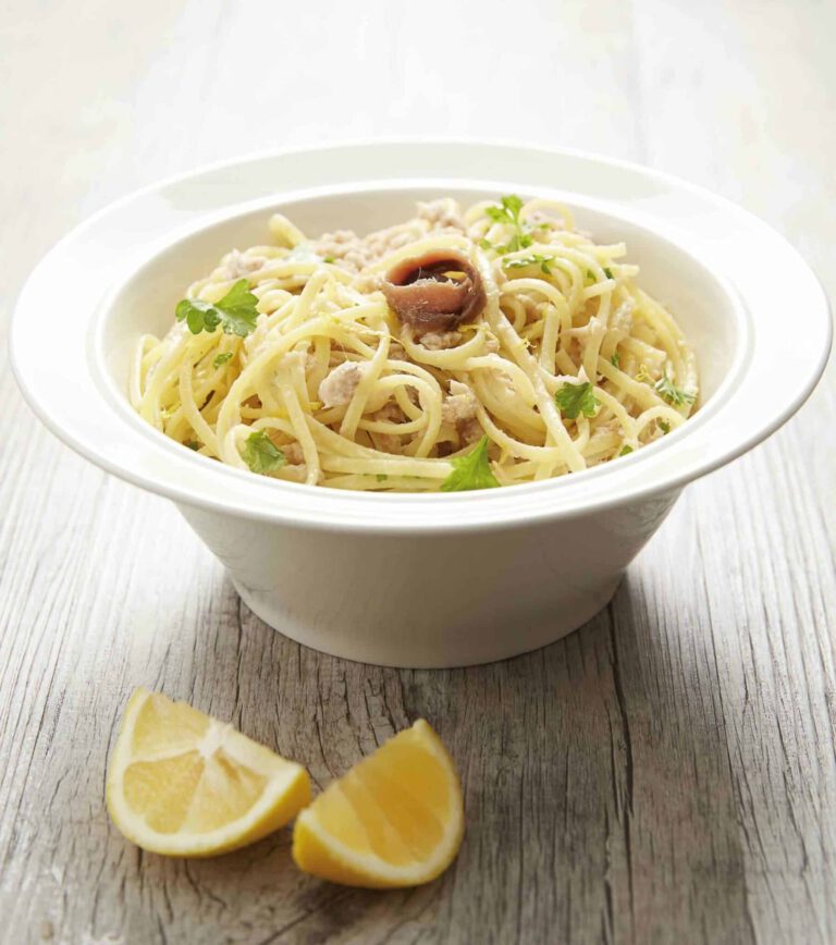 Linguine au thon et au citron