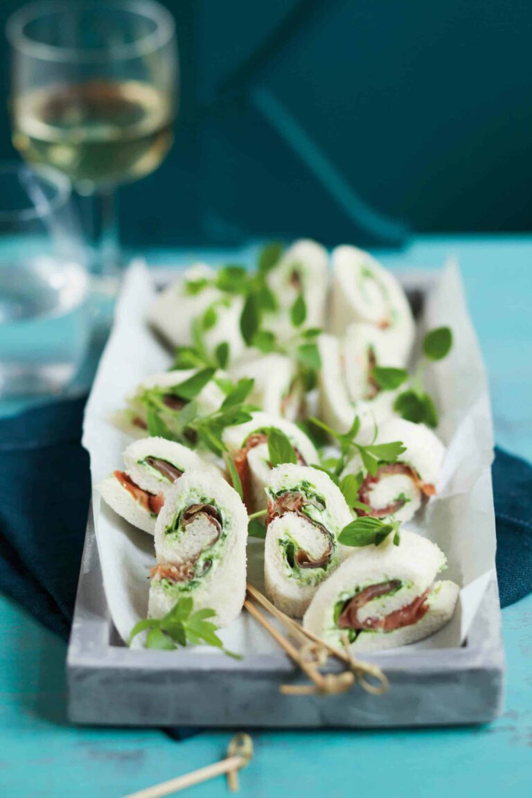 Tramezzini à la crème de fromage au pesto