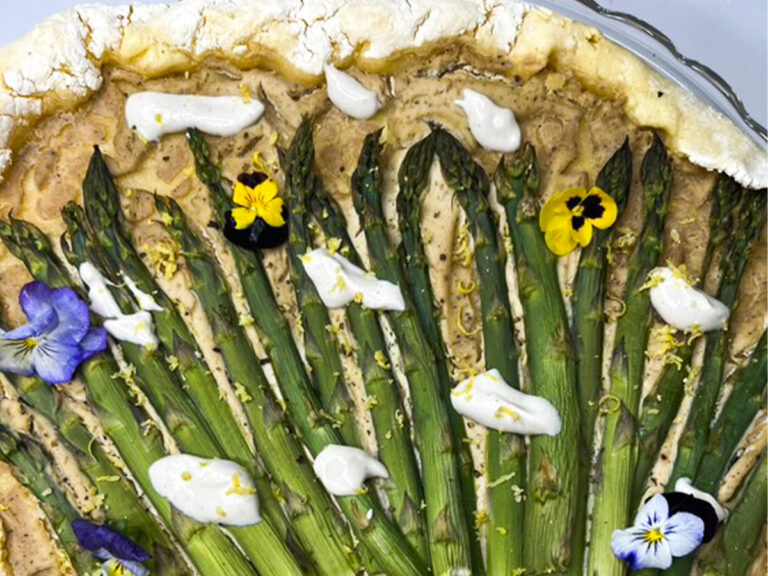 Glutenfreie Spargel-Galette