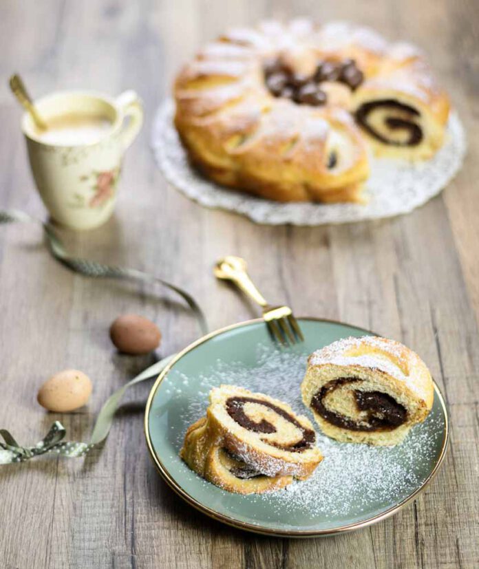 Easter Cake Chocolate Nut